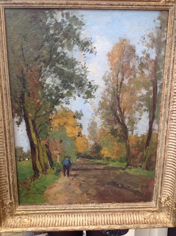 L. Stutterheim, mannetje op bospad  kopen? Bied vanaf 150!