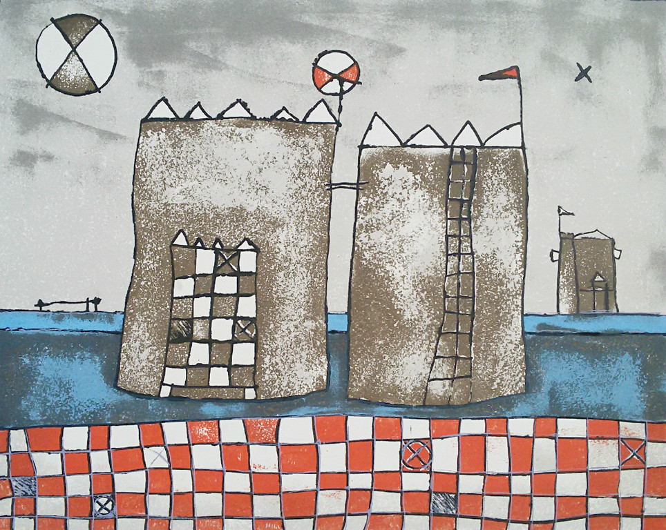 Marjan Smit - Torens, litho verkocht voor € 65!