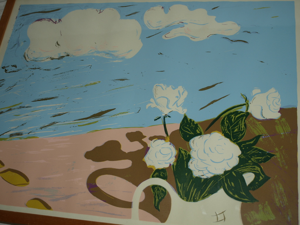 Frank Daalder – Zeefdruk – Schepping – 1976 – Gesigneerd – Ingelijst 68 x 53 cm kopen? Bied vanaf 45!