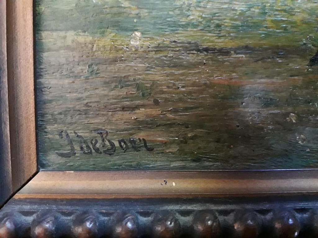 J de Boer, Noord-Hollands landschap. kopen? Bied vanaf 1!