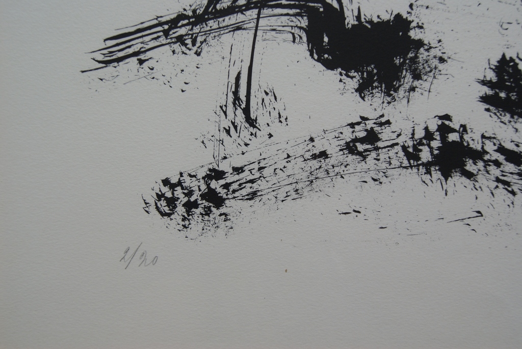 Jan Schoonhoven abstracte zeefdruk uit 1983 - oplage 20 ex. kopen? Bied vanaf 550!