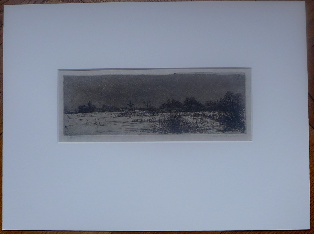 Charles Donker, ets, Fort Ruighoek uit 1959 verkocht voor € 110!