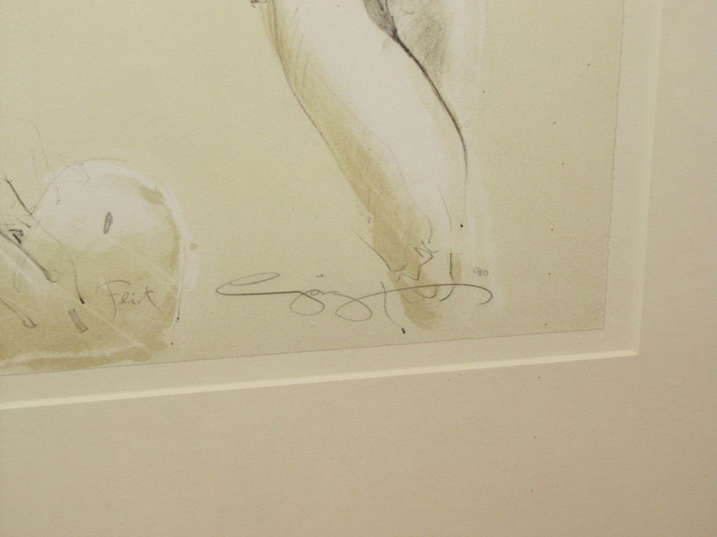 Jurgen Gorg: lithografie, feit kopen? Bied vanaf 75!