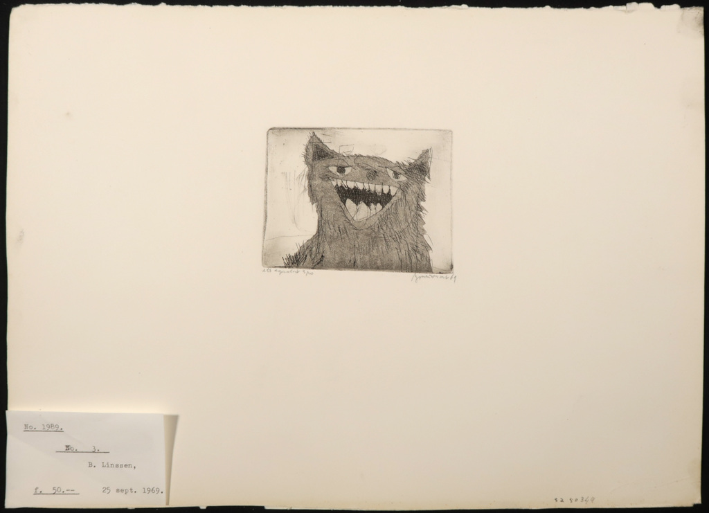 Ben Linssen: Ets en aquatint, No. 3. kopen? Bied vanaf 20!