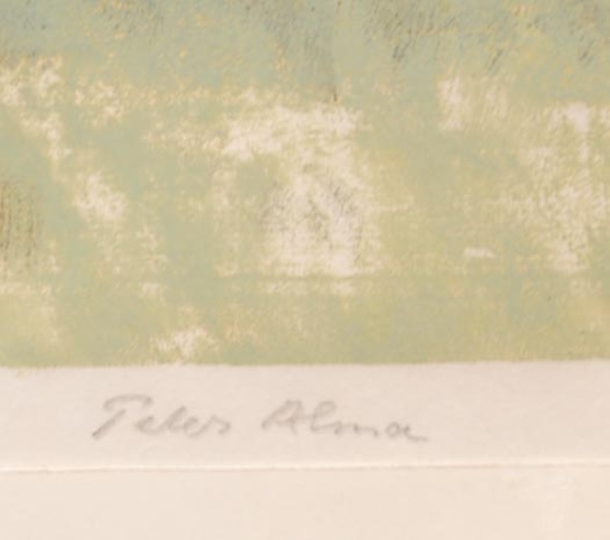 Peter Alma, linoleumsnede op rijstpapier kopen? Bied vanaf 75!