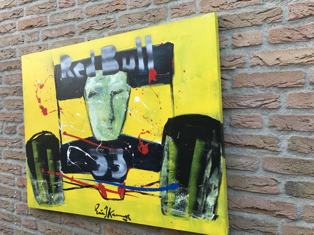 ERIC JAN KREMER ( Koopje ) Max Verstappen-3 D Doek-Gesigneerd ! kopen? Bied vanaf 149!