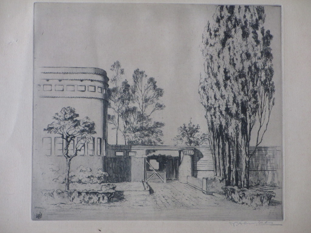 Johan Hemkes - Johan Hemkes, R.H.B.S. Ter Apel, Ets 1945 kopen? Bied vanaf 1!