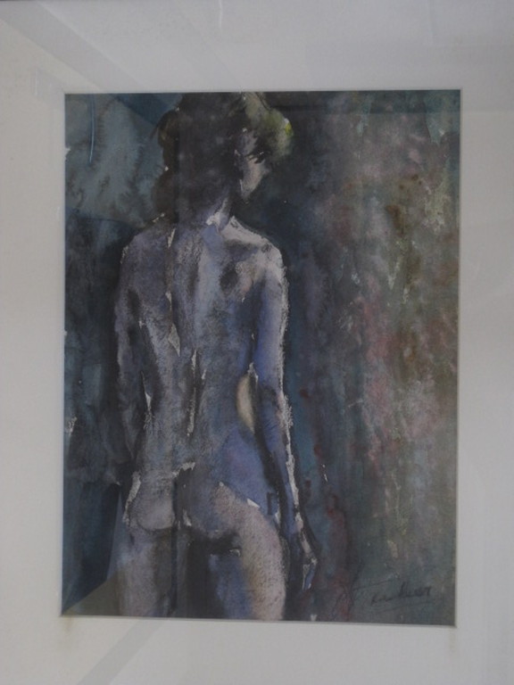 Aquarel "staand naakt" van Haarlemse impressionist Jan van der Veer 1912-2001 kopen? Bied vanaf 1!