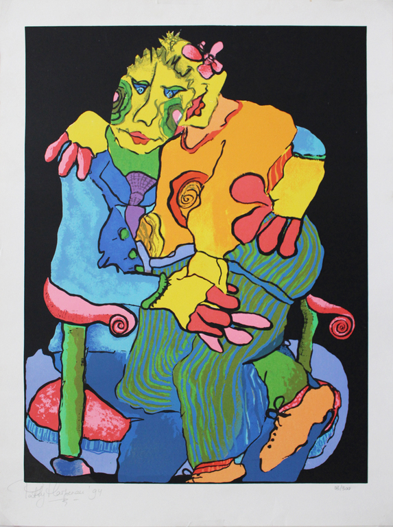 Zeefdruk - Patty Harpenau - 1994 verkocht voor € 40!