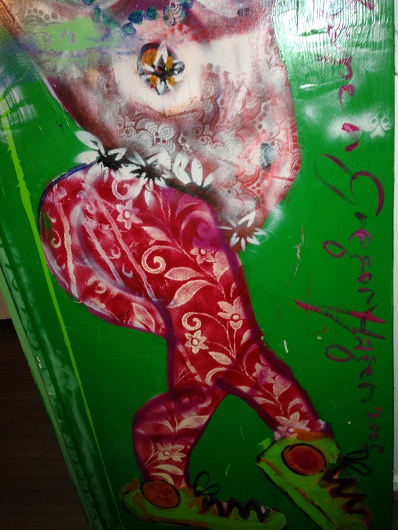 Uniek beschilderde kastdeur door Espen Greger Hagen kopen? Bied vanaf 175!