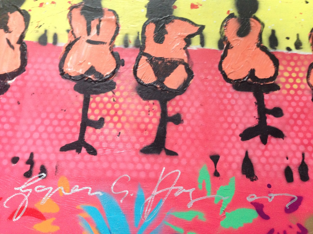 Prachtig werk van Espen Greger Hagen; 'Bar girls' 1.00 x 0.70 kopen? Bied vanaf 195!