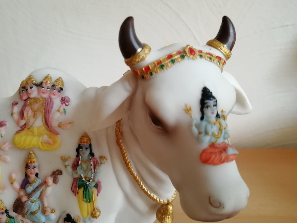 prachtig beeld van de Hare Krishna koe - uiterst zeldzaam - Hare Krishna kopen? Bied vanaf 1!