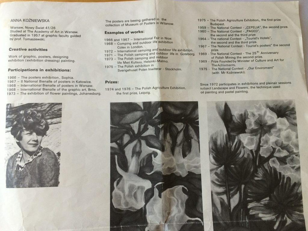 Anna Kozniewska - Anna Kozniewska: pasteltekening, bloemenpracht kopen? Bied vanaf 50!