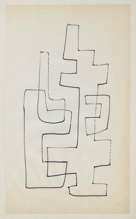 Siep van den Berg - Tekening op papier - Bussum II, nr. CCI kopen? Bied vanaf 145!