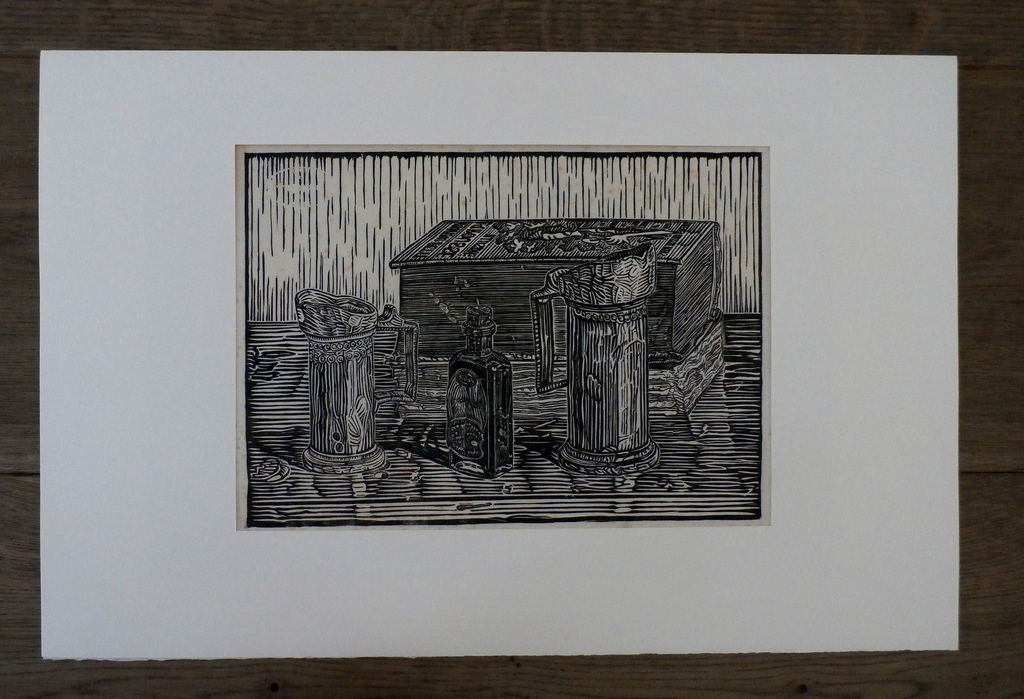 Rudolf Bremmer - houtsnede - 1930 kopen? Bied vanaf 45!