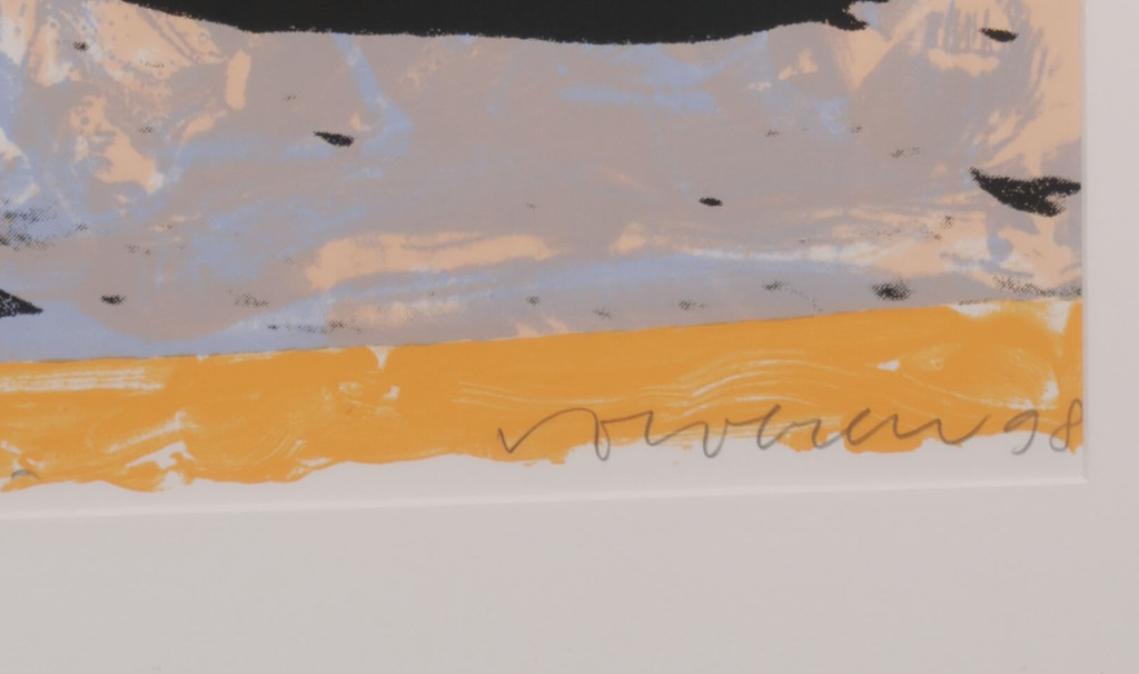 Jelis van Dolderen: Zeefdruk, Luna colorata I - Ingelijst kopen? Bied vanaf 20!