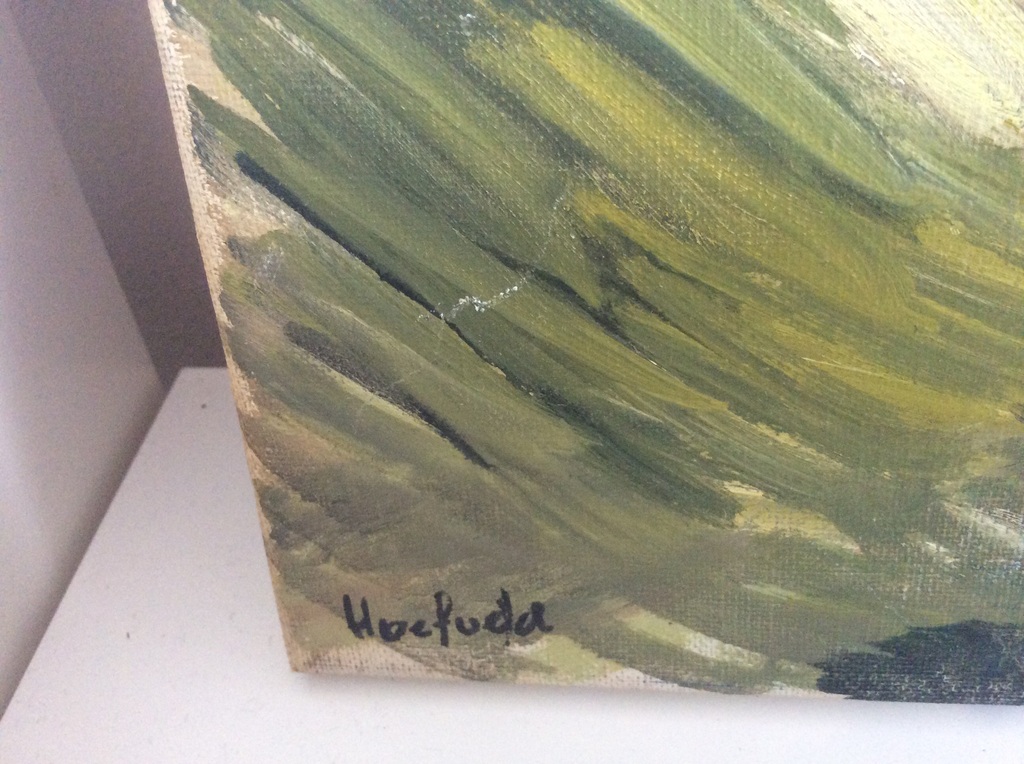 Gesigneerd LvReymersdal Bosrijk beschilderd doek   kopen? Bied vanaf 1!