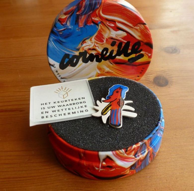 Broche Corneille verkocht voor € 50!