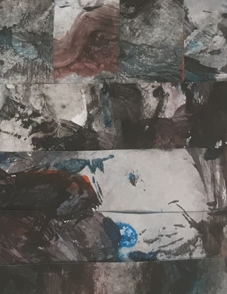 Onbekende Kunstenaar - Gemengde techniek -  Abstracte Kompositie zonder titel. kopen? Bied vanaf 1!