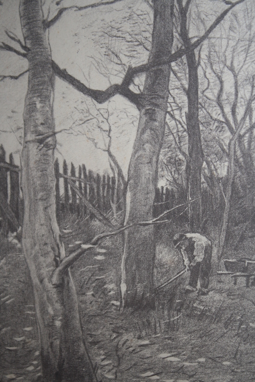 ANTON MAUVE - werken aan de boomgaard kopen? Bied vanaf 40!