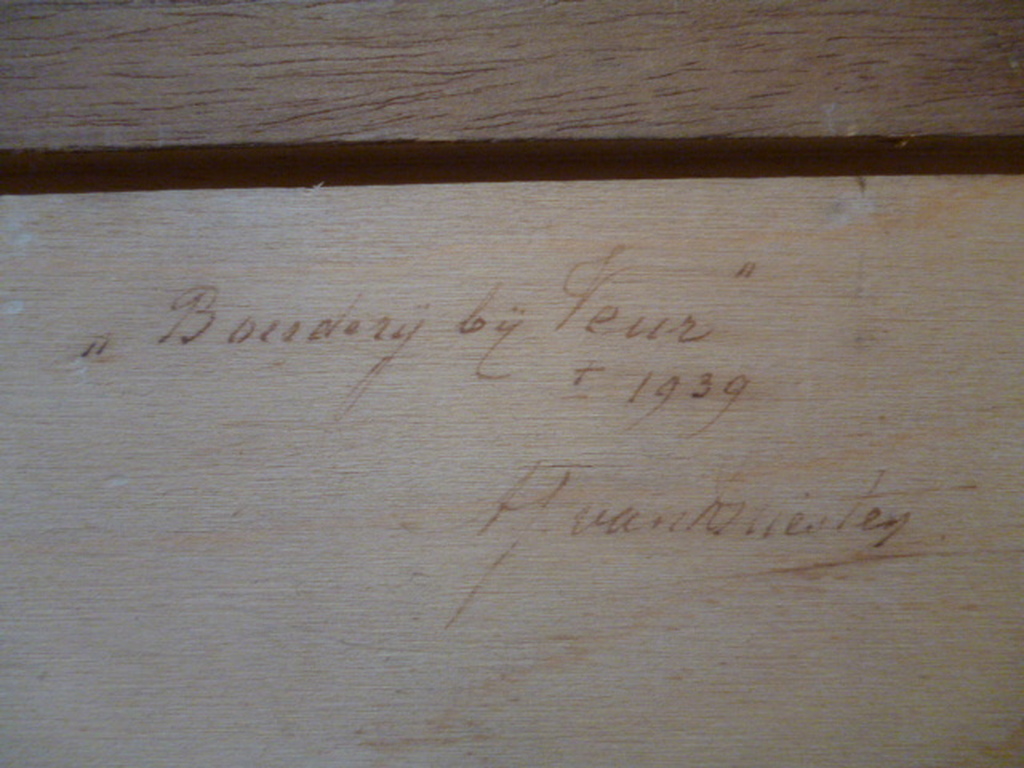 A.J. van Driesten - olieverf - Boerderij bij Veur kopen? Bied vanaf 350!