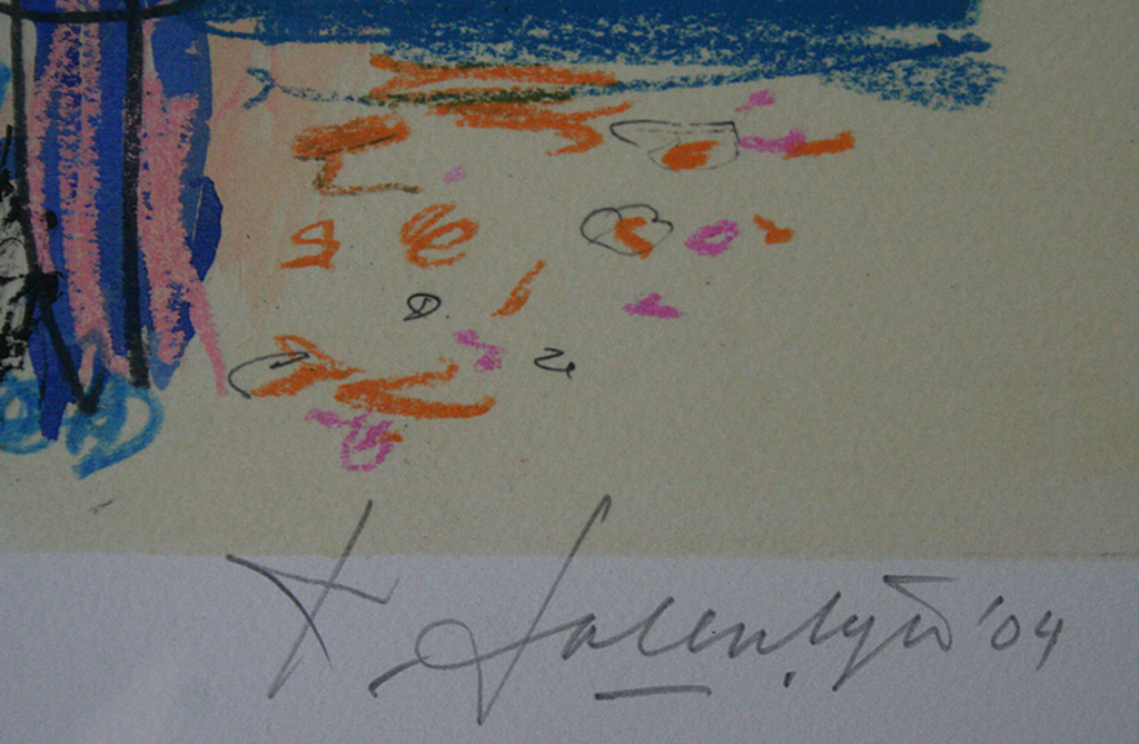 Kees Salentijn, krijt, potlood, verf op papier,  kopen? Bied vanaf 425!