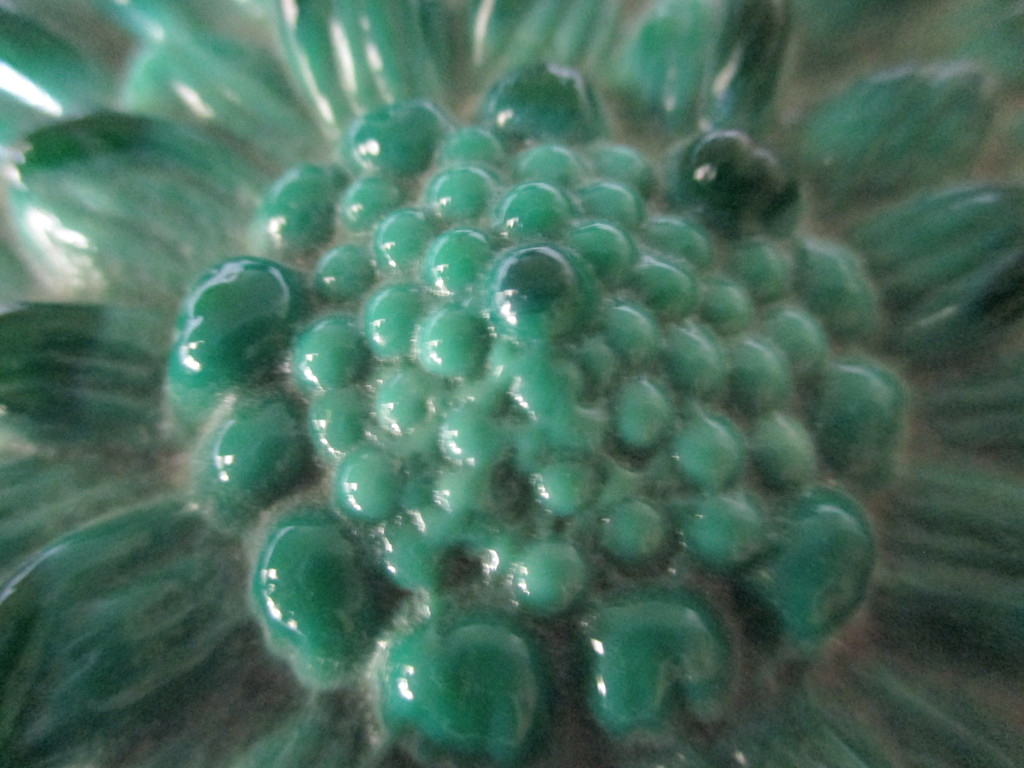 Veertiger- vijftiger jaren zeepbakje van Boldoot van groen persglas kopen? Bied vanaf 9!