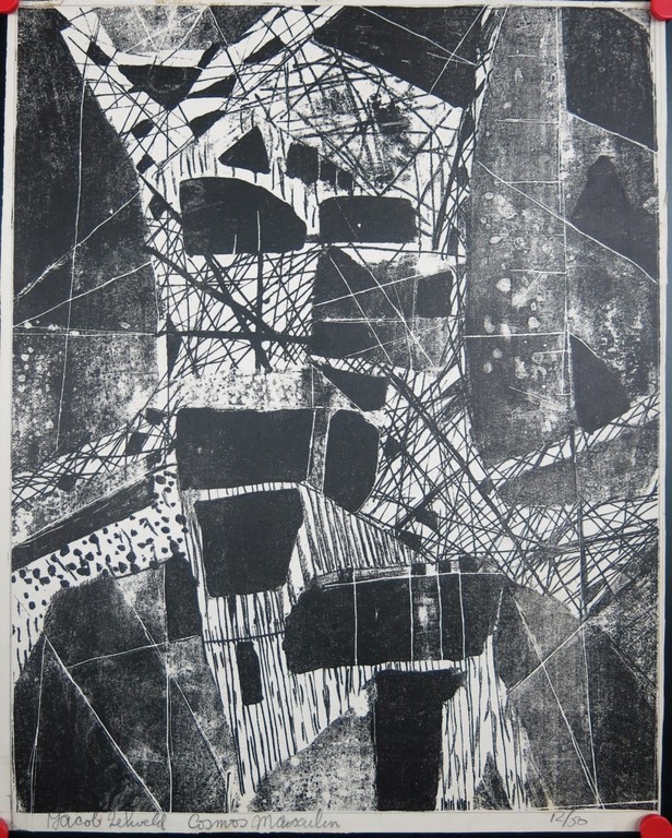 Jacob Zekveld: Litho, Cosmos Masculin verkocht voor € 35!