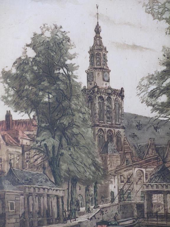 Eugene Rensburg, Gouda Vischmarkt, Kleurets kopen? Bied vanaf 50!