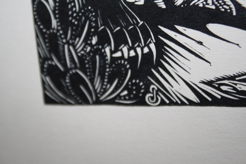 JAN SCHONK - ART DECO HOUTSNEDE 1926 -  LEEUW EN TIJGER kopen? Bied vanaf 40!