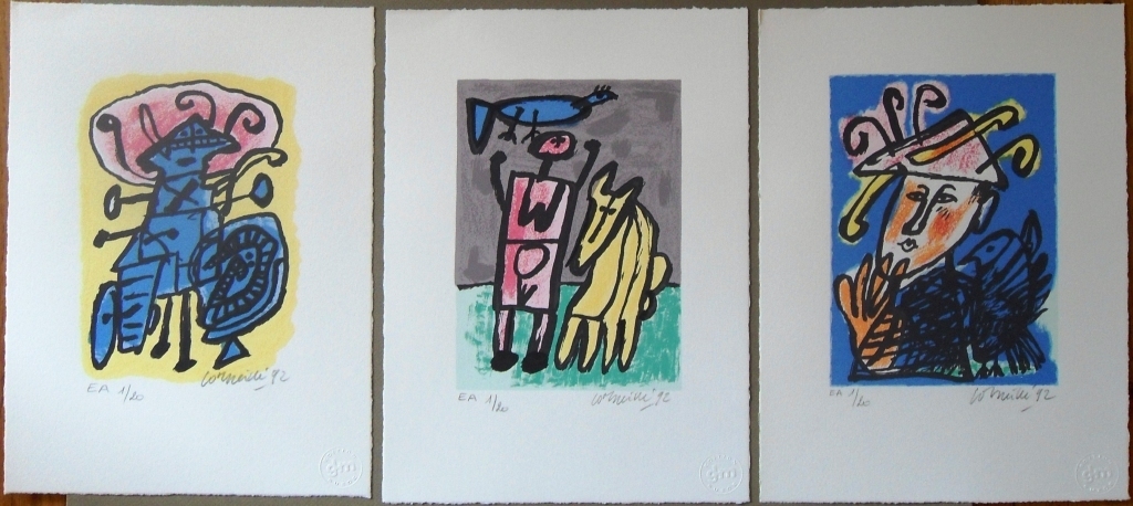 Corneille : Trois images d'un été (3 zeefdrukken) verkocht voor € 299!