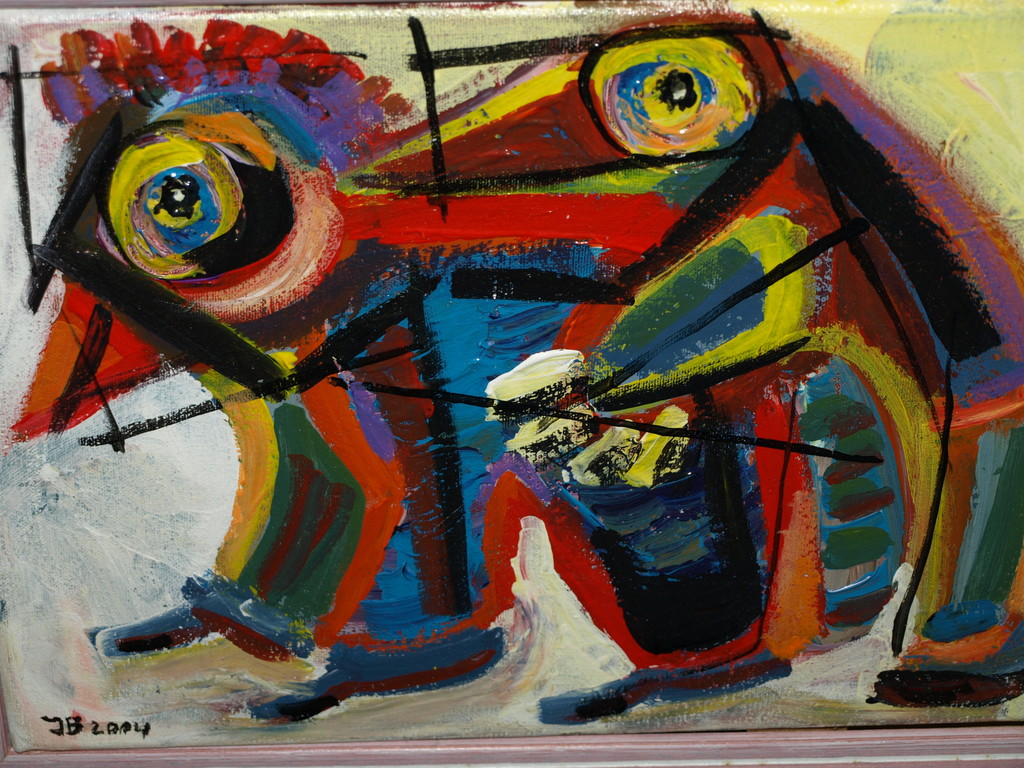 Jasper Banen (1962) : Acryl op doek – Polonaise –Gesigneerd & ingelijst - 2004  vendu pour 95€ !
