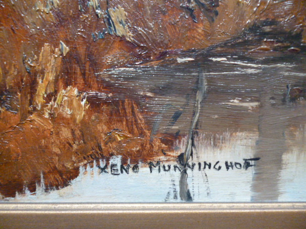 Xeno Munninghoff - olieverf - Veluws landschap kopen? Bied vanaf 375!