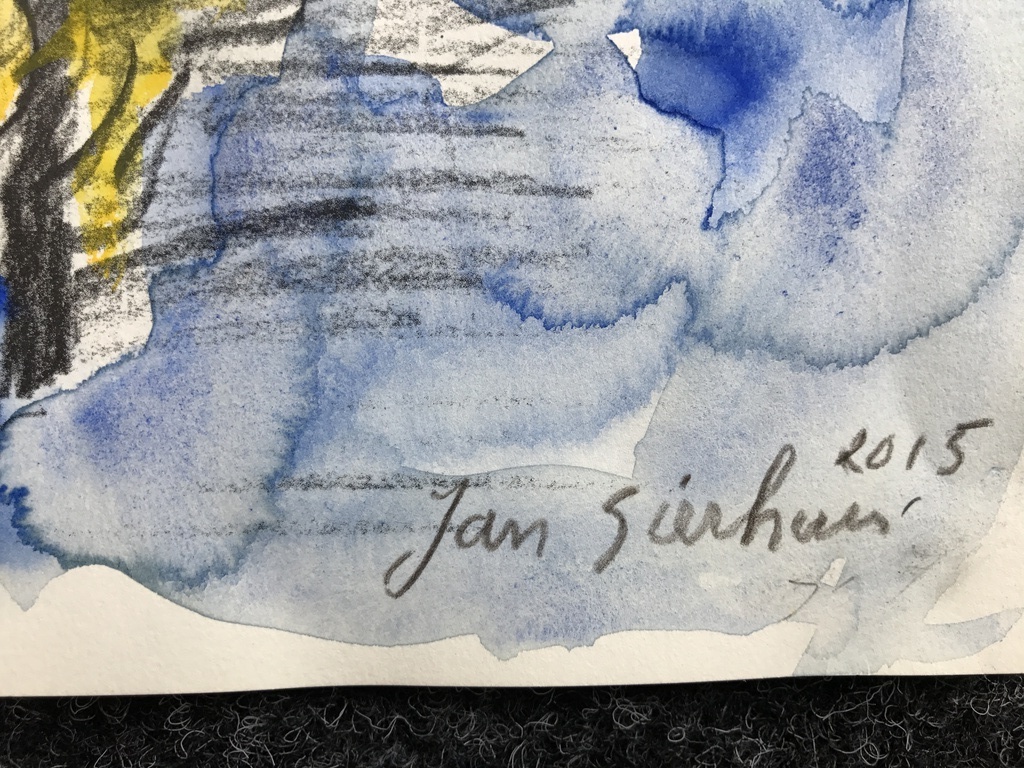 Jan Sierhuis ingekleurde litho 2015 kopen? Bied vanaf 1!