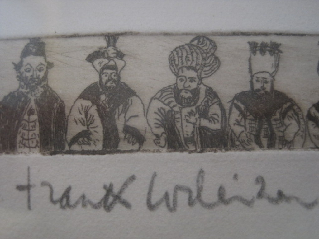 Frank Lodeizen 2 zeldzame etsen "Turkse sprookjes 1967" gesigneerd 2/2 en 3/6 kopen? Bied vanaf 1!