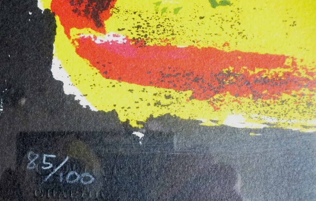 Eugene Brands, Litho: Compositie, 1968, handgesigneerd, oplage 100 stuks kopen? Bied vanaf 225!