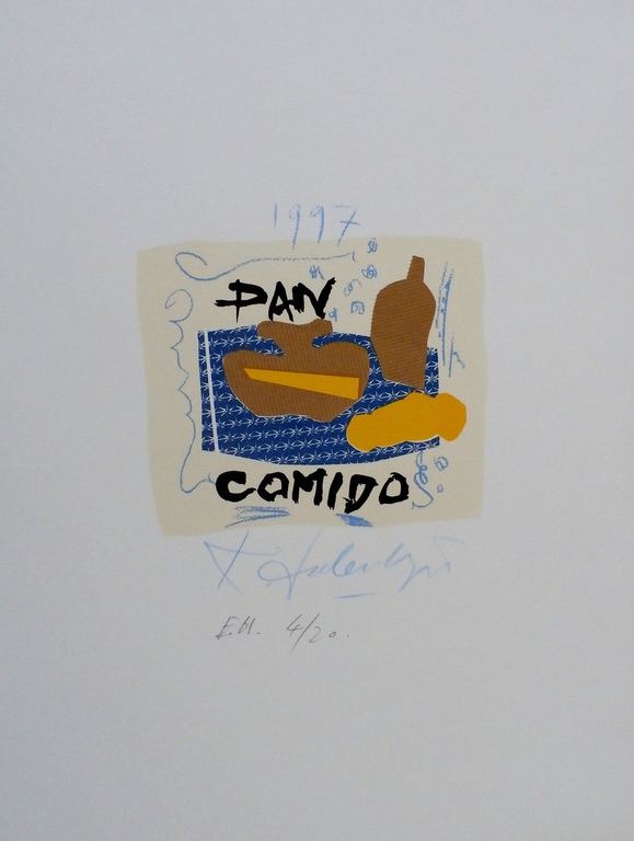 Kees Salentijn - litho: Pan Comido - 1997 verkocht voor € 50!