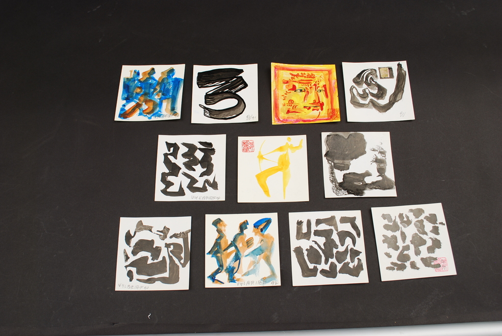 11 x aquarel op papier Ernst Vijlbrief (1934-2010) kopen? Bied vanaf 60!