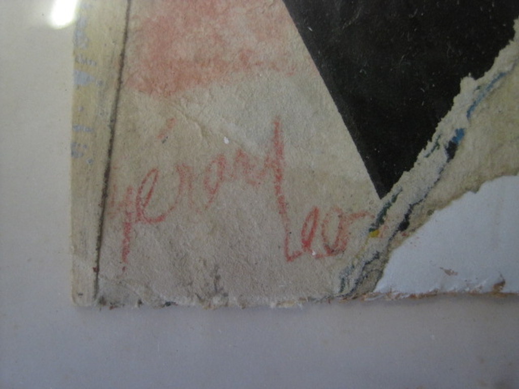 G.L.vd Eerenbeemt (1936-2011) grote COLLAGE "schroot op tafel" 1960 gesigneerd  kopen? Bied vanaf 1!