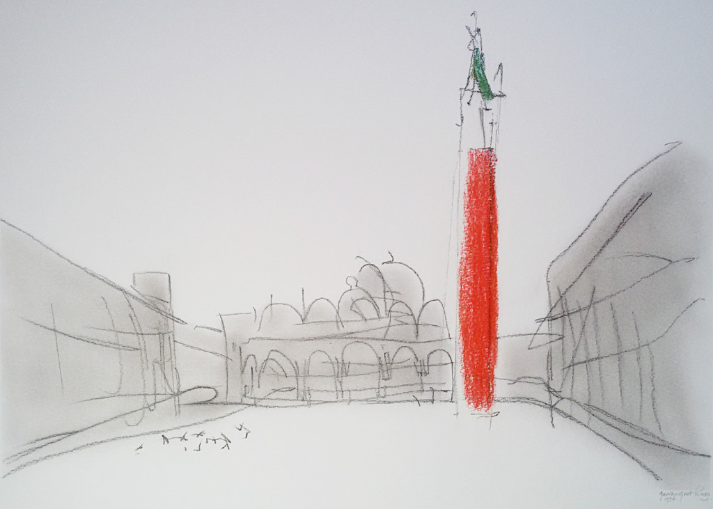 Laatste keer: Jan van Goethem - Venetië, gemengde techniek op papier verkocht voor € 50!