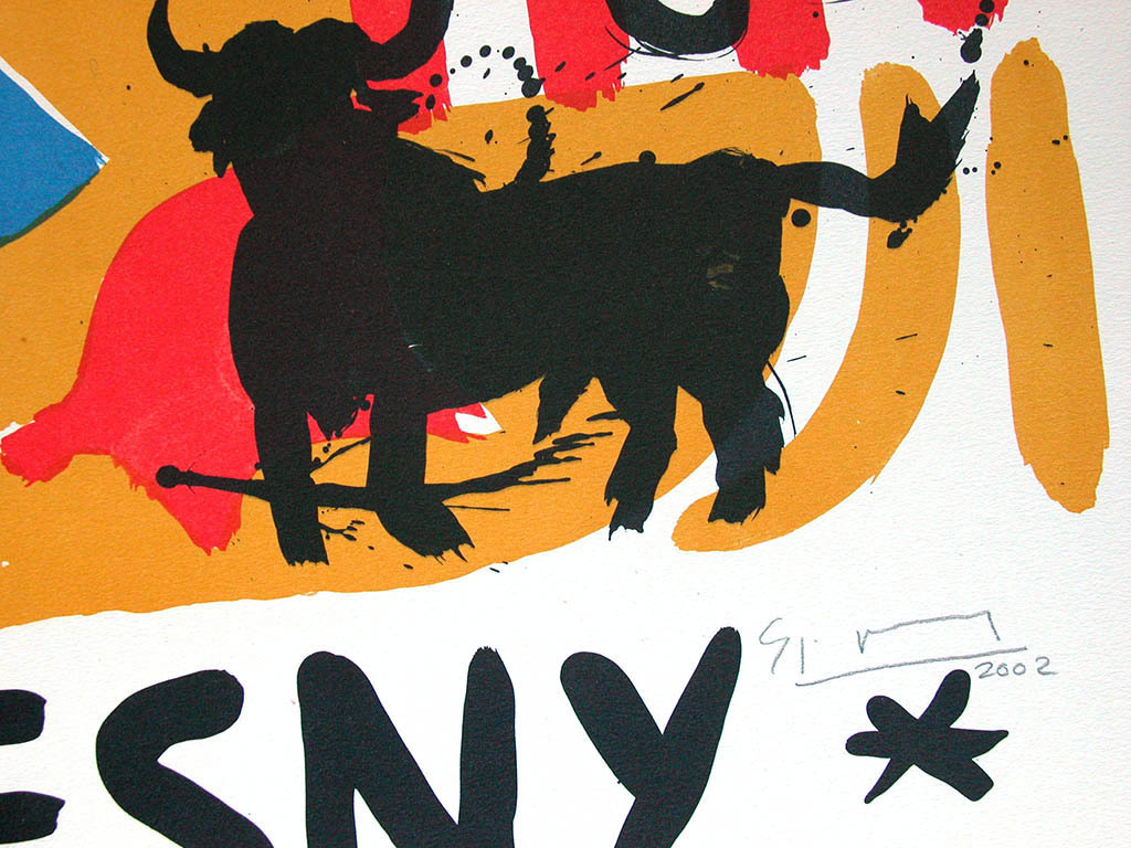 Stefan Szczesny, 'Una fiesta para los ojos‘, gesigneerde kleurenlitho, 2002  kopen? Bied vanaf 175!