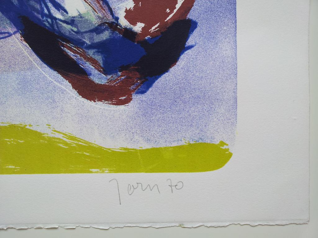 Asger Jorn, kleurenlitho uit 1970, 'Sulla Strada II', S/N kopen? Bied vanaf 895!