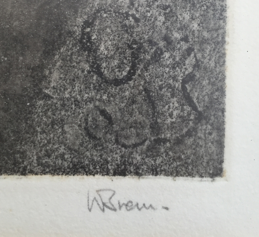 Walter Brems, litho kopen? Bied vanaf 300!