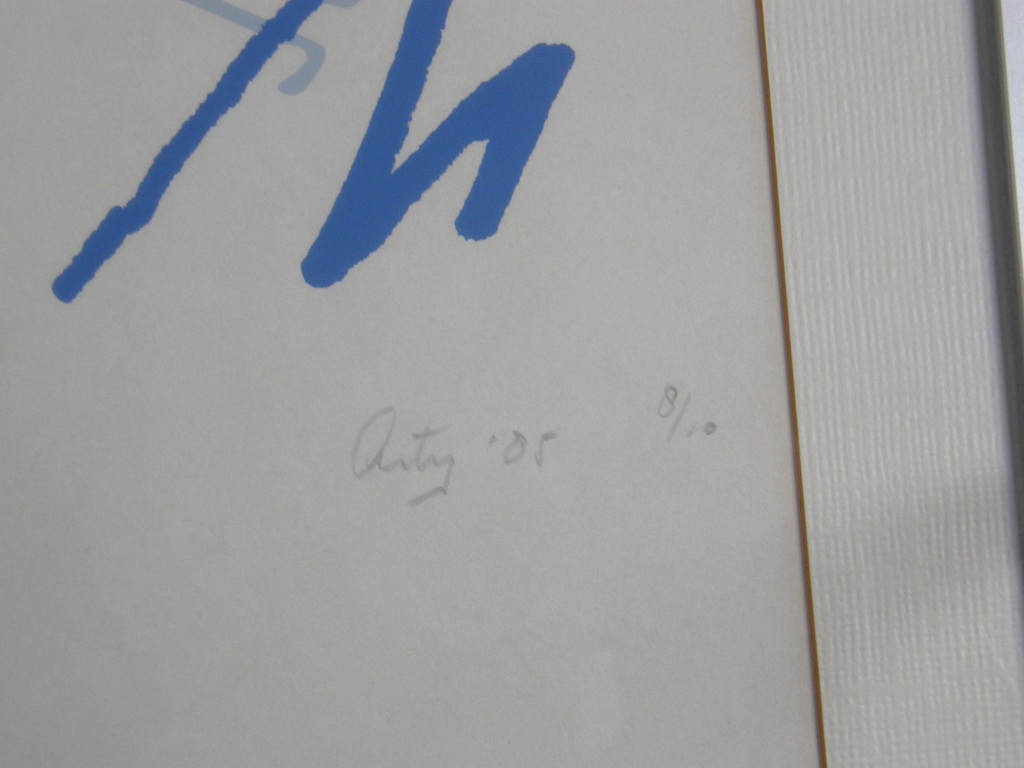 Arty Grimm, zeldzame zeefdruk 8/10, potlood gesigneerd kopen? Bied vanaf 55!