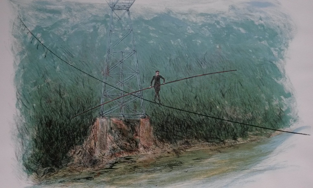 Marian Plug - zeefdruk - Dal kopen? Bied vanaf 50!