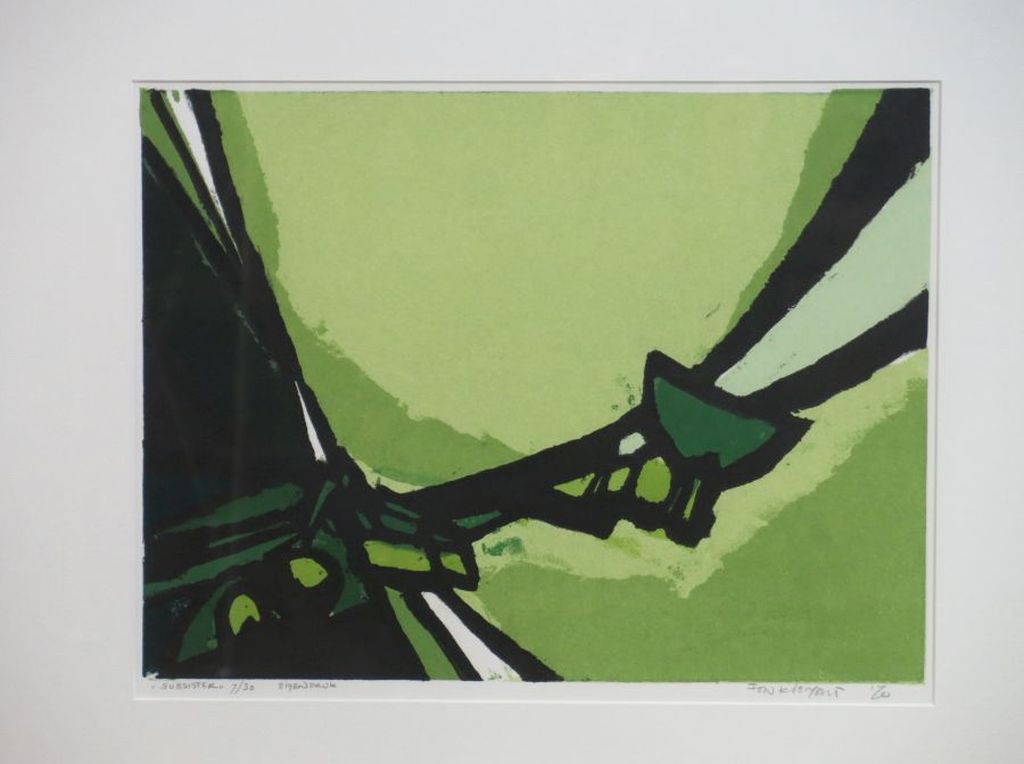 Fon Klement: Zeefdruk, Subsister -Ingelijst kopen? Bied vanaf 1!