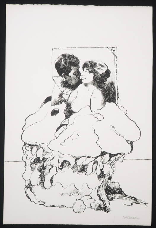 Anton Martineau - Anton Martineau: Pentekening, Z.T.  kopen? Bied vanaf 35!