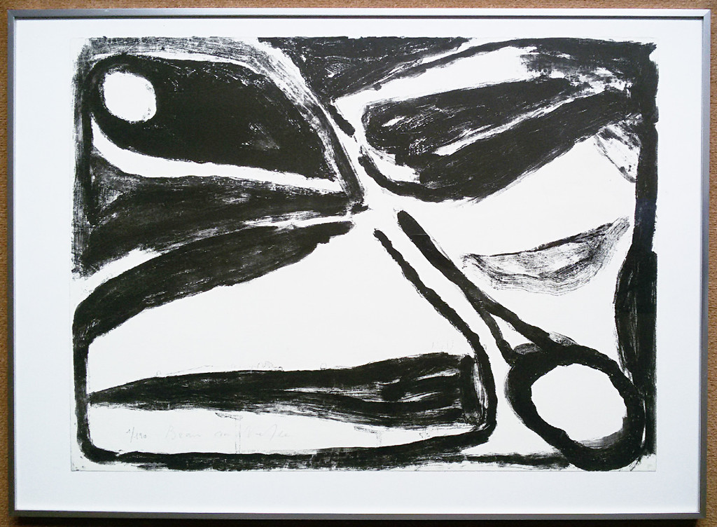 Bram van Velde - Compositie in zwart en wit, litho (ingelijst, eerste druk!) kopen? Bied vanaf 150!