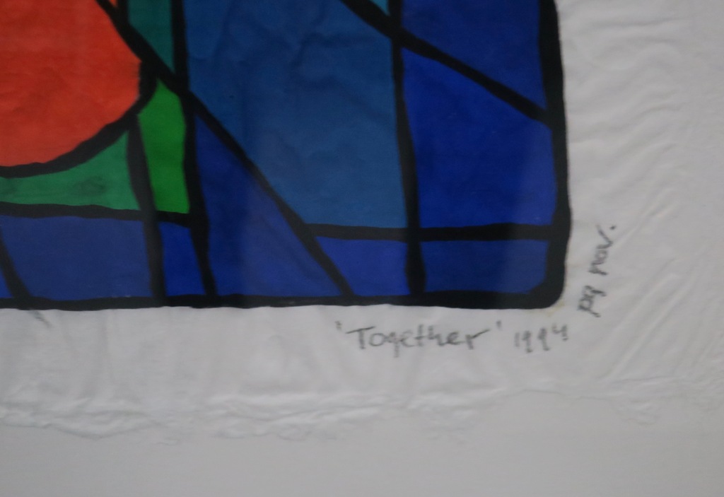 Piet Quekel: Gouache op rijstpapier, Together - Ingelijst kopen? Bied vanaf 1!