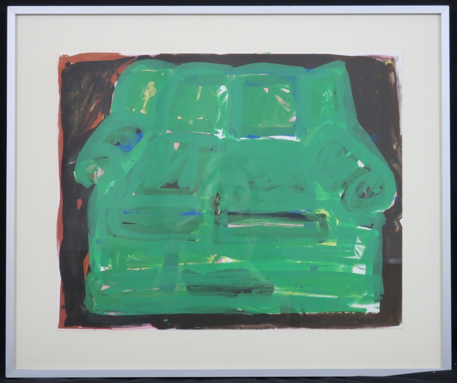 Cees Dolk: Zeefdruk, Serie Sofa - Ingelijst kopen? Bied vanaf 20!